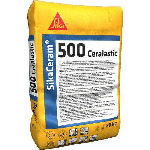 Sika Ceram-500 Ceralastic (20 kg C2ES2 osztályú flexibilis habarcs) 