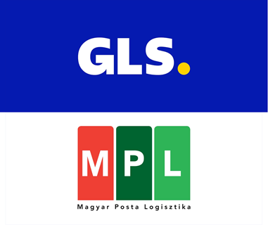 GLS vagy MPL Futárszolgálat  (max. 30 kg-ig)